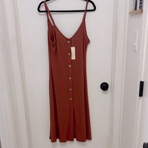 2 for 20$ Rust Button-Down maxi Dress